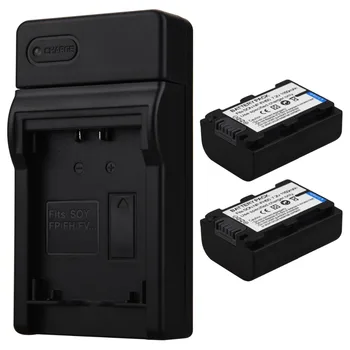 

2pcs 1150mAh Battery + Charger for Sony NP-FH50 NP-FH40 NP-FH30 NP-FH60 NP-FH70 For Alpha A230 A330 A380 DSC-HX1 HX200 TG3 TG5