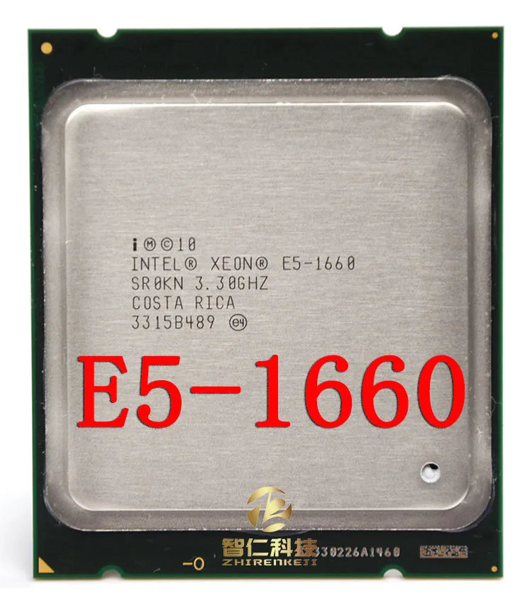 Intel Xeon E5 1660 cpu серверный Процессор 6 ядер 3,3 ГГц 15 м 130 Вт E5-1660 SR0KN