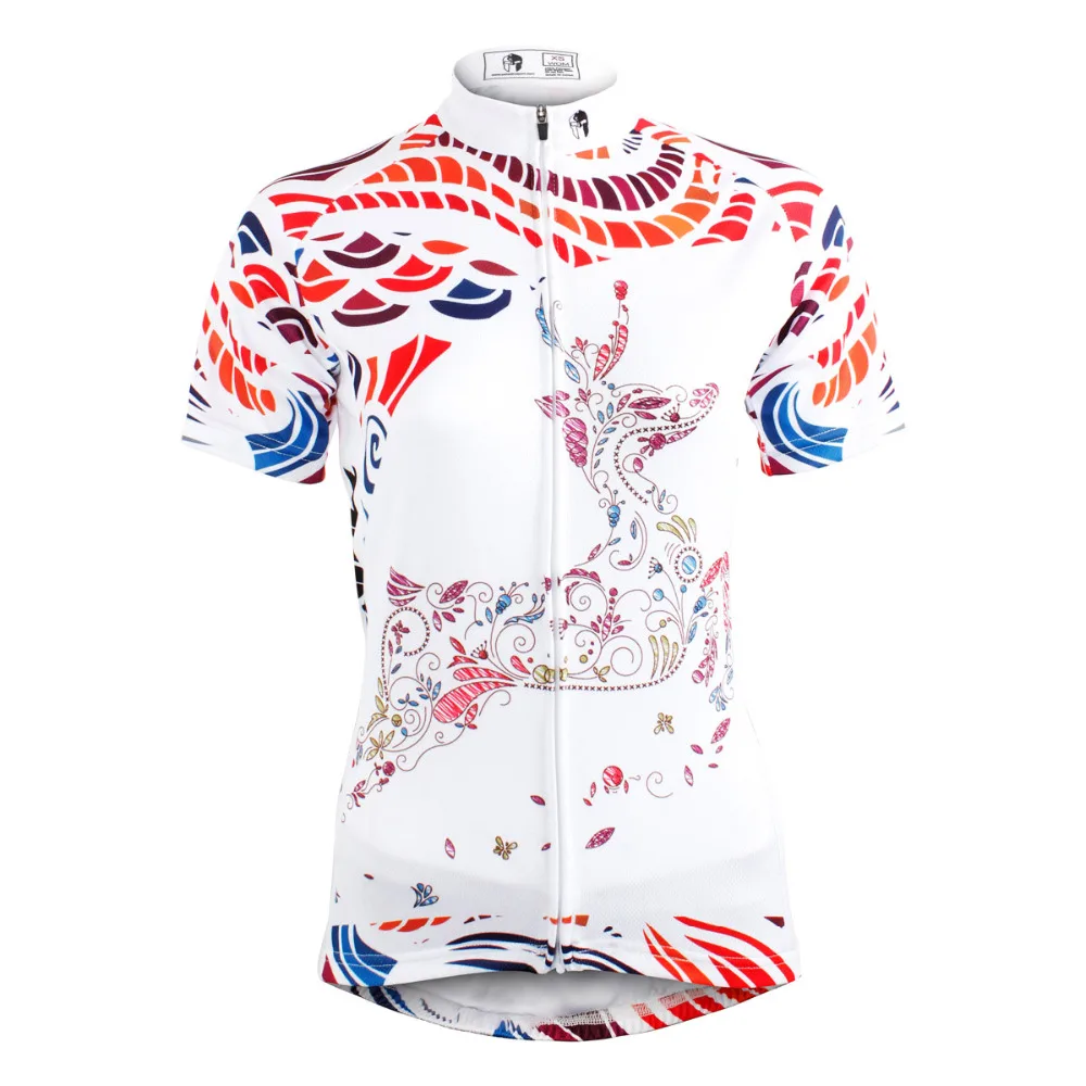 

Free shipping  Colorful Reindeer 2017 Sleeve Cycling Jerseys Spring bike 2017 bike jerseys Cycling Clothing Size XS-6XL