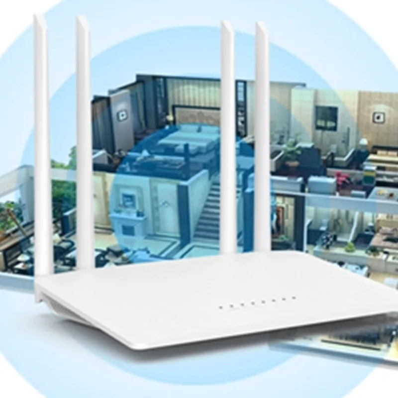 

KuWfi 300Mbps Wireless Router 2.4G High-Speed Home Wifi Router Wireless Repeater /AP With 4*5dBi&Antennas Support 32 Devices