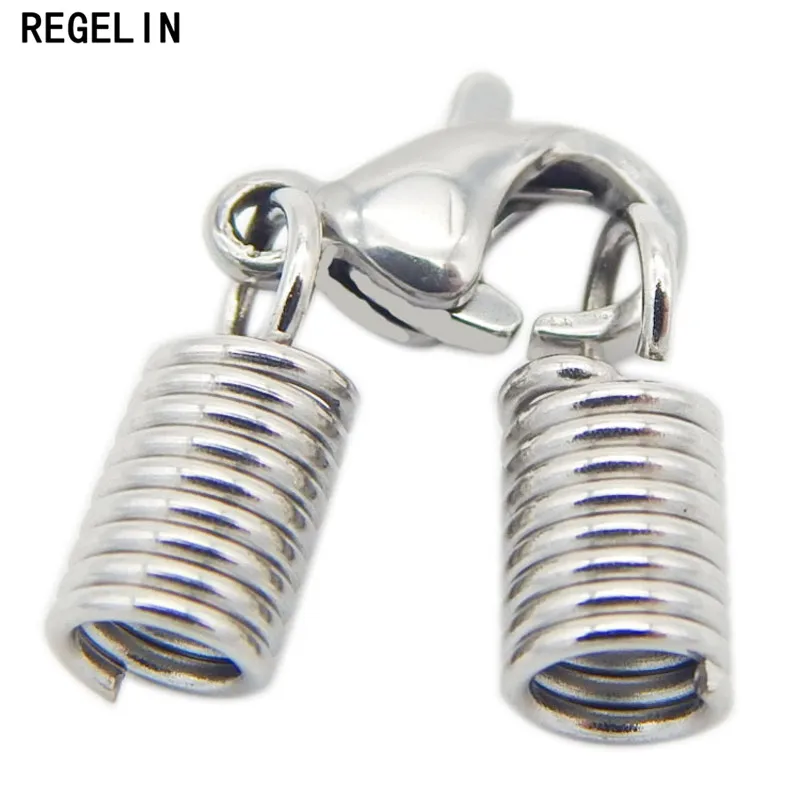 REGELIN Clasps Jewelry Making Silver Tone connectors 10pcs/lot
