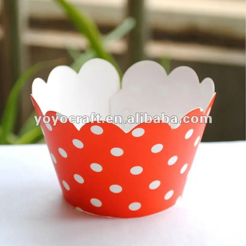 laser cut party wedding favor "wedding" red lace cupcake wrappers