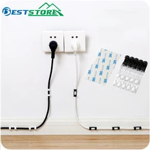 Менеджера провода Электрический резьбонарезной станок можно вставить крепление для провода Зажимная клипса для рабочего стола, отделка застежка застежкой приспособление для намотки 20 шт./компл