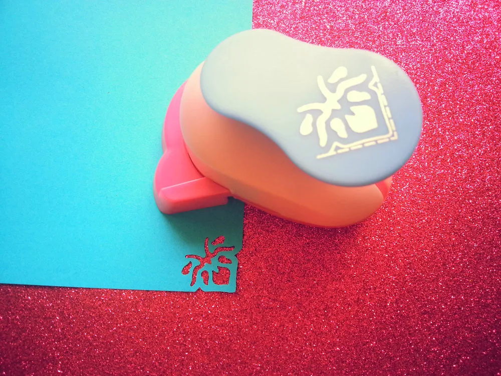 new design of lever corner punches embossing punch for scrapbooking