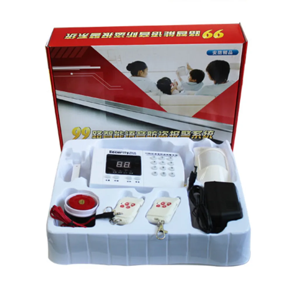 Europa Vorschriften Auto Alarm Wireless Home Alarmanlage Sicherheit Intelligente Sprachalarmierung System Remote Automobil Alarmanlage