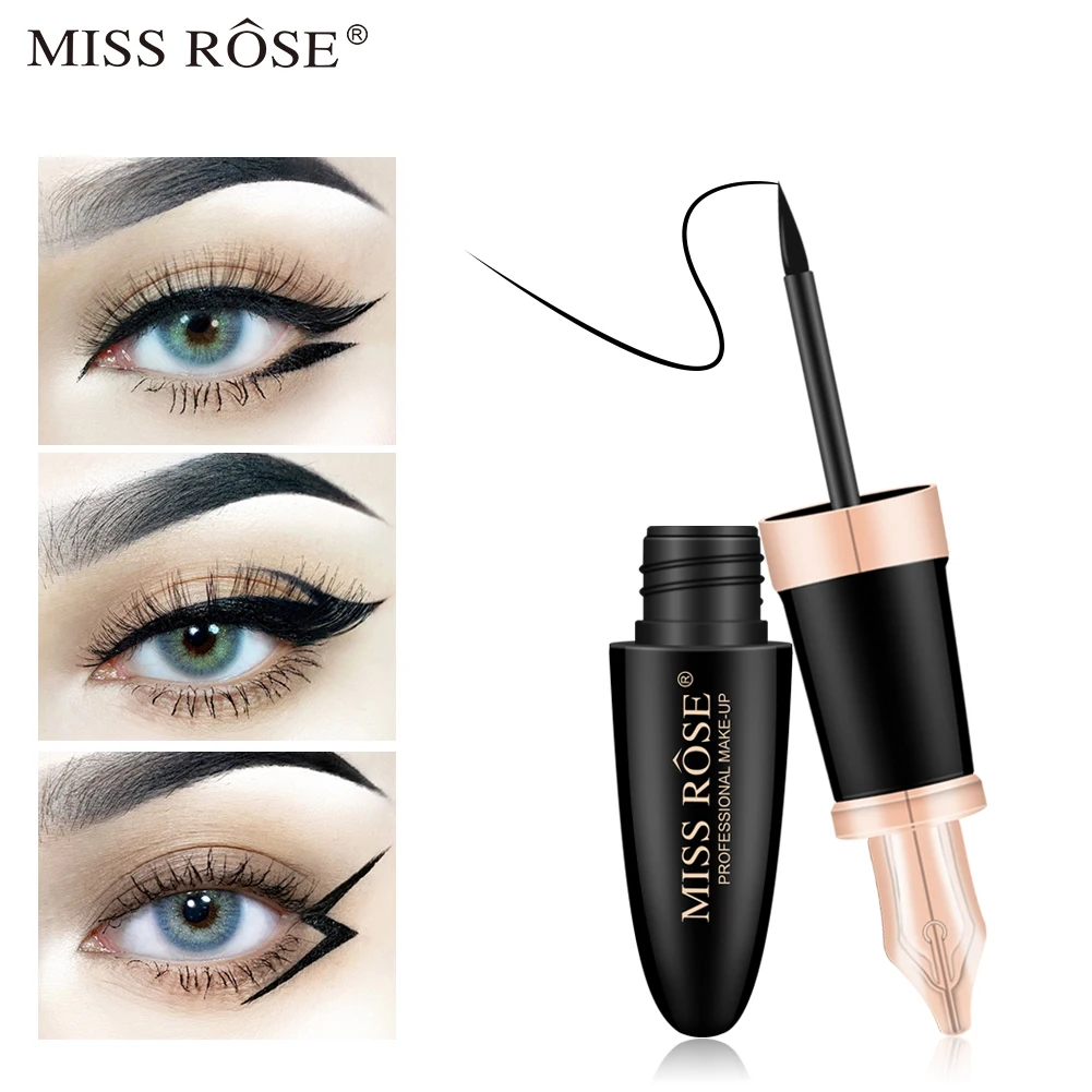 Miss Rose Black, гелевая подводка для глаз, гладкий, Easywear, водостойкий макияж для глаз, стойкий, для женщин, для красоты, подводка для глаз, ручка, Maquiagem TSLM1