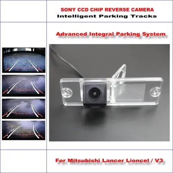 

Backup Reverse Camera For Mitsubishi Lancer Lioncel / V3 / Virage HD Rear View Camera 580 TV Lines Intelligent Parking Tracks