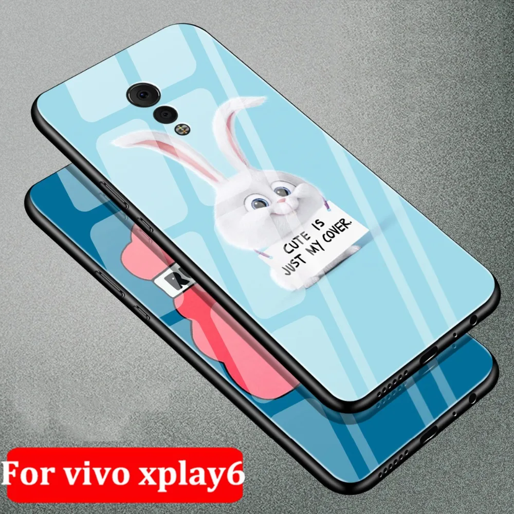 5 46 &quotдля vivo xplay6 чехол для телефона милый из закаленного стекла xplay 6 Чехол