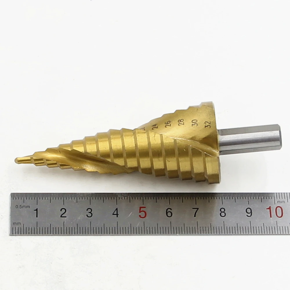 Fixmee HSS Step Drill Bits 4mm 32mm Spiral groove Power Tools