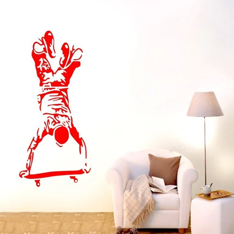 Skateboard-boy-Sport-Wall-stickers-Home-Decal-Removable-Wall-Mural-Vinyl-Decor- (2)