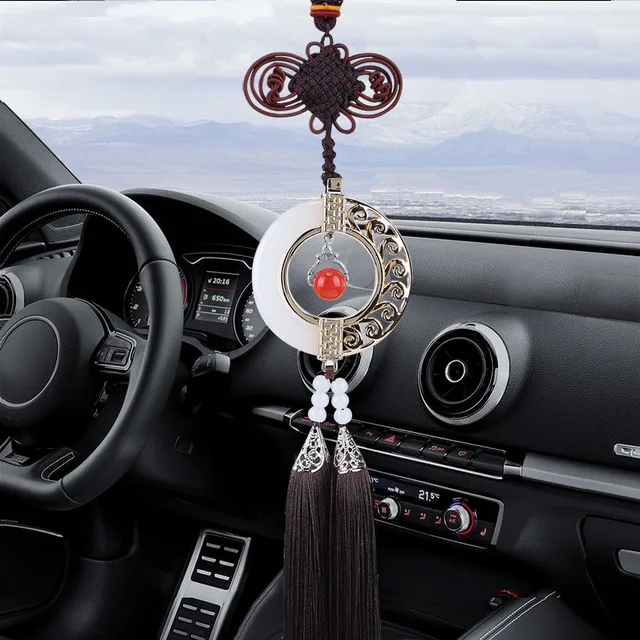 Buy Car ornaments personality Alloy jade Car rearview