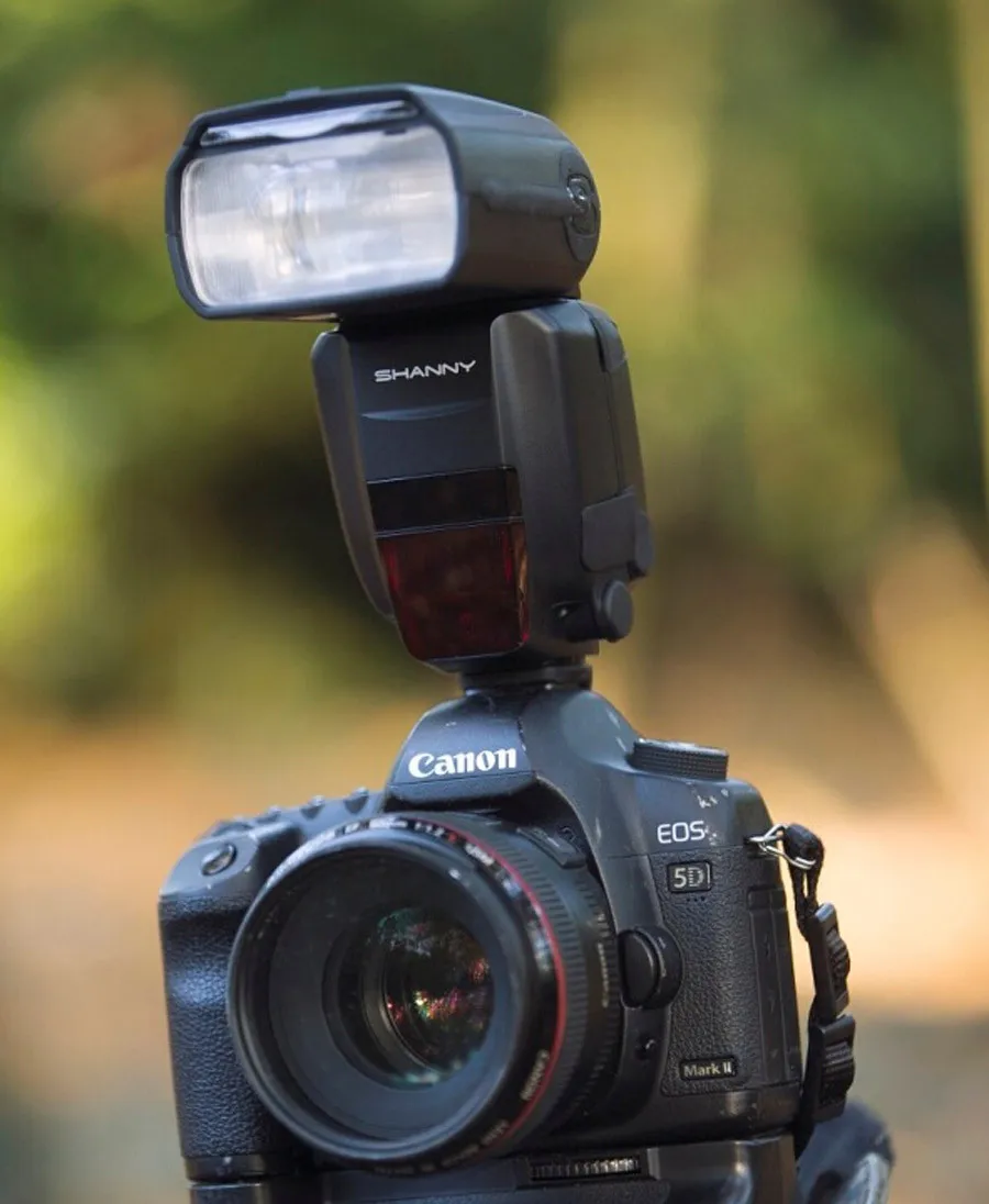 Shanny sn600c вспышка Speedlight HSS 1/8000 s на Камера TTL GN60 вспышку Speedlite для Canon Камера
