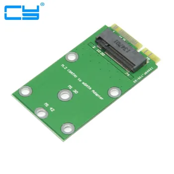 

Mini pcie pci express PCI-E 2 Lane M.2 SSD NGFF 30mm 42mm SSD to 52pin mSATA Adapter converter Add on Cards PCBA