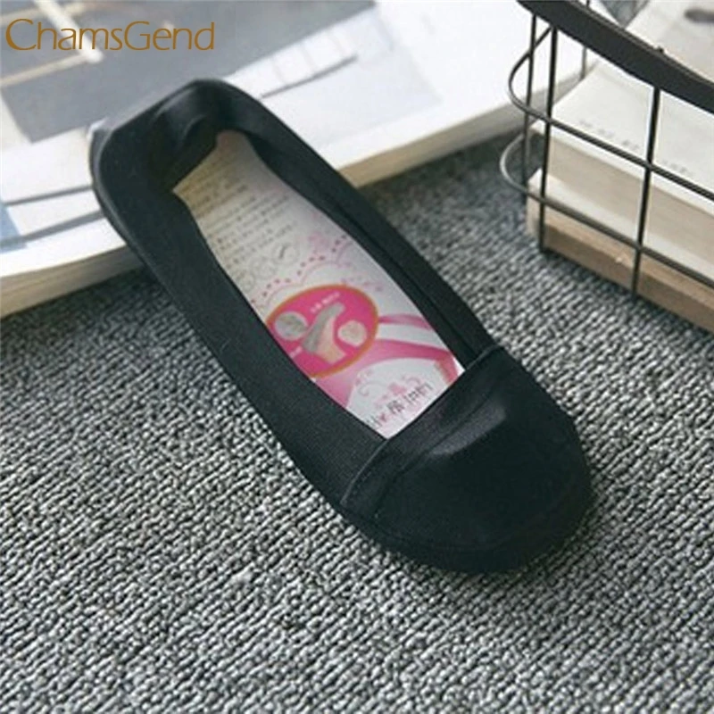 Female Women Summer Socks Antiskid Invisible Liner Low Cut Silk Socks