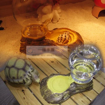 

Reptiles Amphibians Aquatic Pet Supplies Automatic Feed Water Pet tortoises lizard Drinking Fountains Water Feeder Bowl