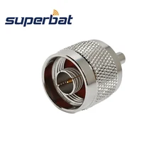 Superbat 5 шт. N-MCX адаптер N штекер для MCX женский Джек Прямой RF адаптер