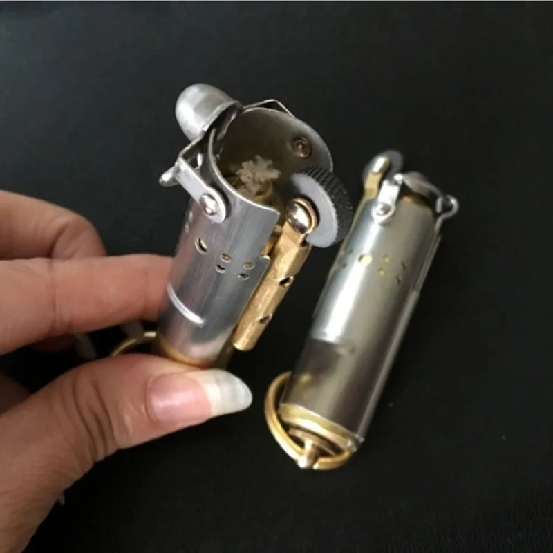 Ретро пламя металлические зажигалки керосиновая масляная Зажигалка