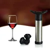 Bouchon de bouteille de vin en acier inoxydable, avec pompe à vide, accessoires de Bar, aérateur, pour conserver la fraîcheur du vin ► Photo 1/6