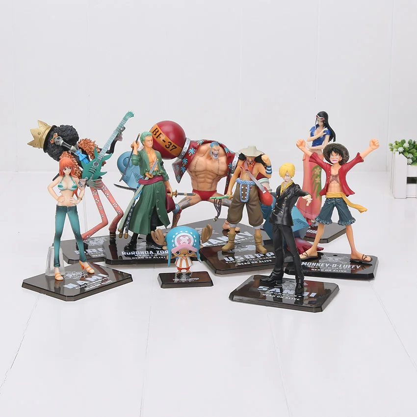 

One Piece Dead or Alive Nico nami luffy usopp sanji chopper zoro 2 years later PVC Action Figure one piece luffy Toy