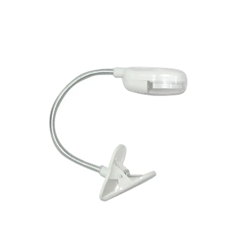 

LED Desk Table Flexible Battery Lamp With Clip Clamp Reading Night Light