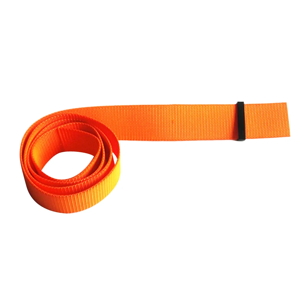 Perfeclan Durable Strong 150cm Orange Scuba Diving Weight Belt Webbing Strap Snorkeling Gear Attachment Equipment