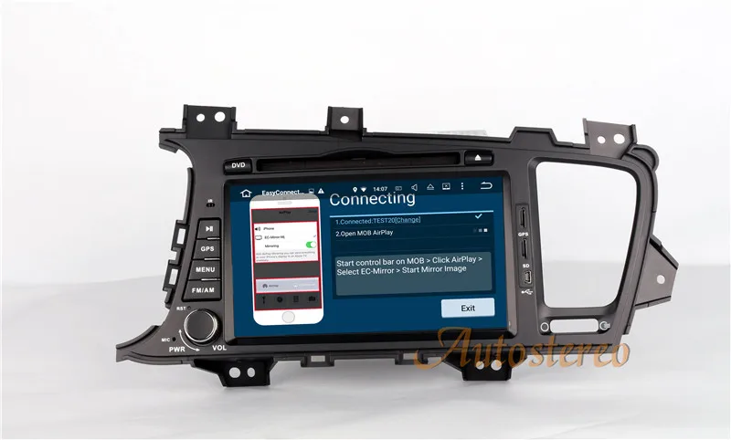 Excellent 8 inch Android6.0 7.1 Car GPS Navigation car DVD Player For KIA Optima KIA K5 2010-2013 car stereo unit auto multimedia Satnav 26