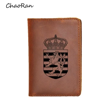 

Luxembourg Passport Holder Simple Credit ID Card Holders Engraved Name or Logo Travel Wallet Vintage Leather Passport Cover