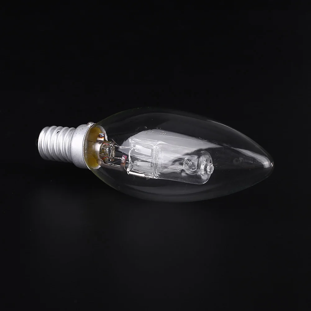 E14 галогенная лампа в форме свечи AC 220 V-240 V освещение бытовые принадлежности