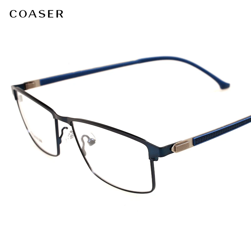 

Oversize Titanium Square glasses frame Wide gafas Optical eyeglasses Suit myopia transparent degree glasses for men eye Eyewear