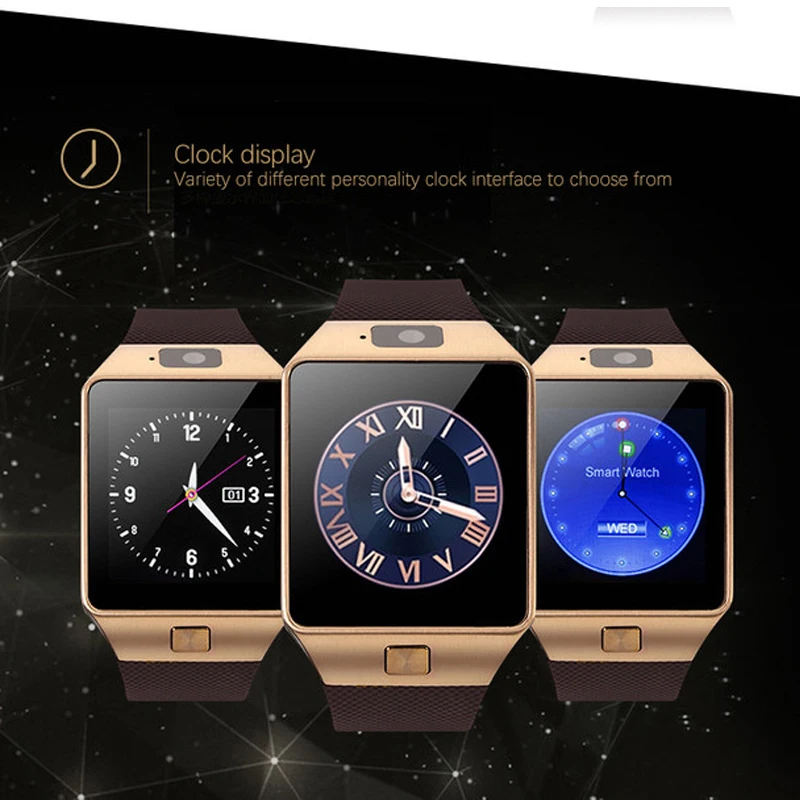 

Sograce Bluetooth Smart Watch Men DZ09 With Touch Screen Big Battery Support TF SIM Card Camera for Android Phone Smartwatch