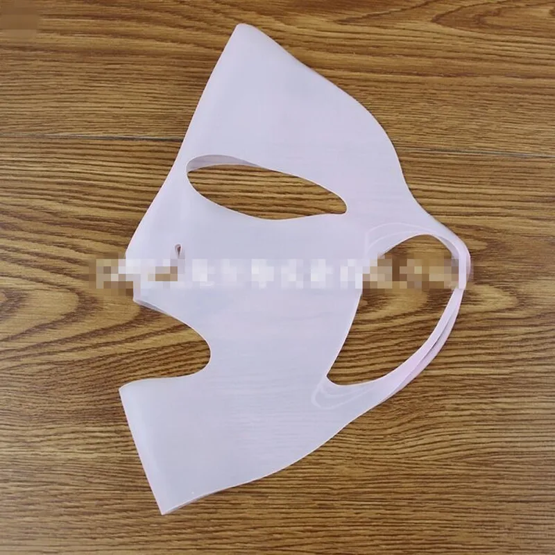 1 шт многоразовая силиконовая маска для ухода за кожей лица, покрытие для листовой маски, предотвращающая испарение пара, повторное использование водонепроницаемого розового/белого косметического инструмента