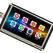 5,0 дюймов USART HMI SPI TFT lcd сенсорный экран модуль(Enhanced Ver.) Вспышка EEPROM RTC Extend IO 480(RGB)* 800 32 МБ