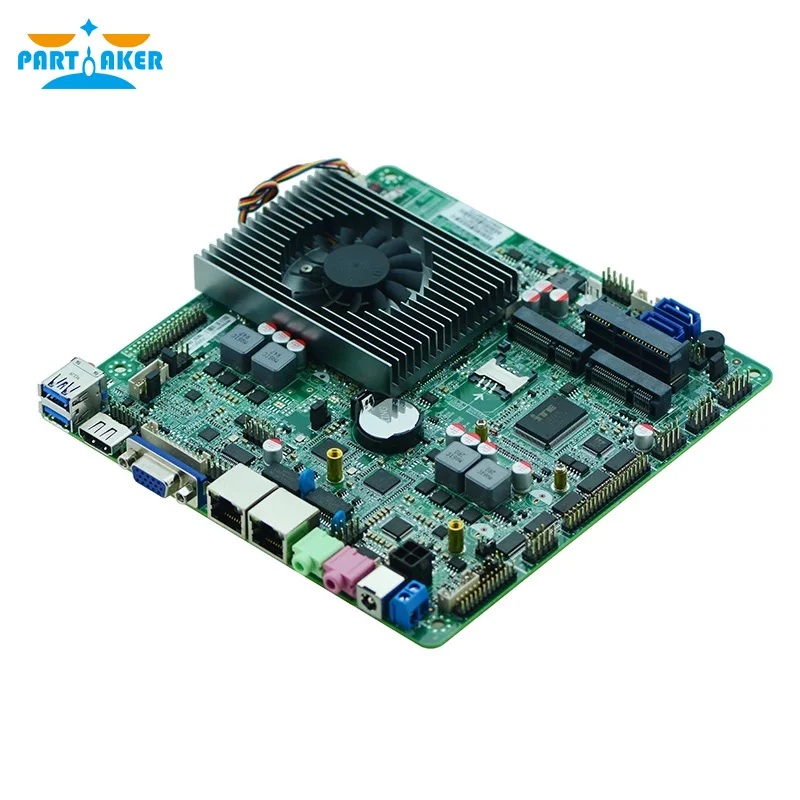 ITX H45 Intel i5 4300U Dual Core 2 LAN DC 12V LVDS Mini материнская плата для киоска POS|Материнские платы|
