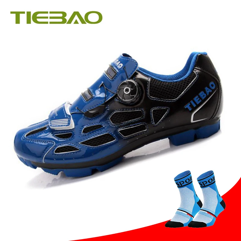 

Tiebao Cycling Shoes Men Self-Locking Mountain Bike Shoes Sapatilha Ciclismo Mtb Racing Athletic Sport Breathable Bicycle Shoes