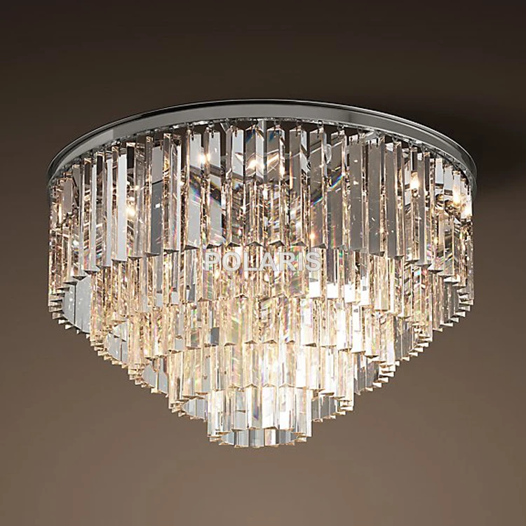 Frete Grátis Moderno Lustre de Cristal Do Vintage Flush Montado Luz de Teto para Casa e Decoração Do Hotel