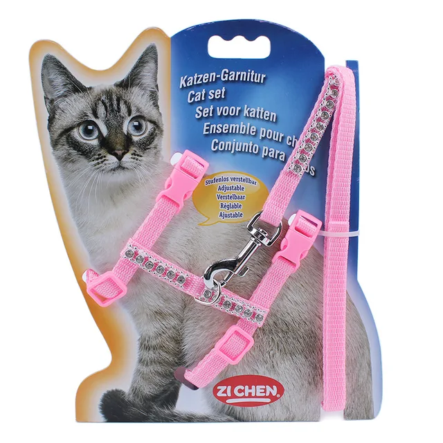 120cm Solid Pet Leashes Cat Dogs Harnesses Print Basic Leashes Cat