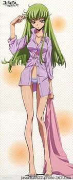 

Code Geass Lelouch Anime C.C. 150*50CM Polyester One-sided Long Hugging Body Pillow Case Cover PillowCases #25023