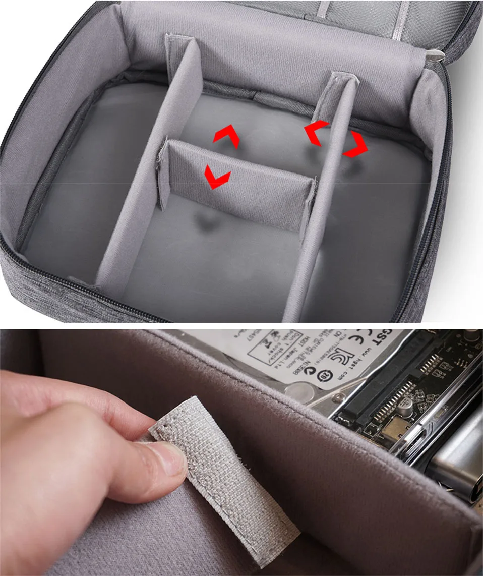 Travel Organizador Portable Digital Accessories Gadget Devices Organizer USB Cable Charger Tote Case Storage Bag Hot Sale        (8)