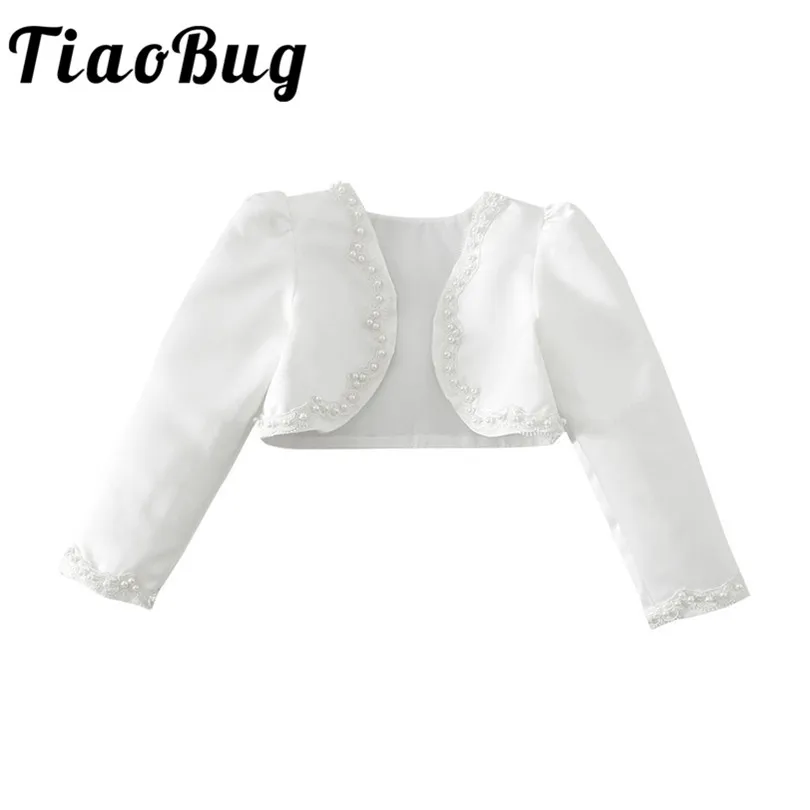 Bolero Jacket Wedding Girl Bolero Jacket Girl Party Wedding Ivory