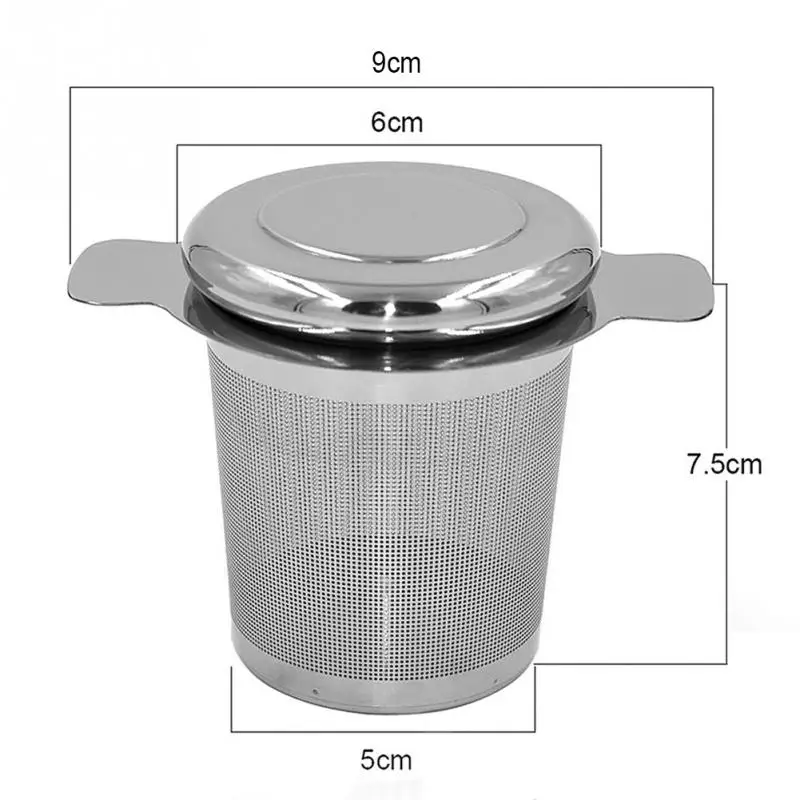 Чай настойник из нержавеющей стали с крышкой как капельный лоток чай фильтр YH-460103