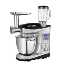 Электрический миксер для еды, 220 В, 7 л, многофункциональный, 1200 Вт, кухонный миксер для еды, Миксер для крема, взбивания яиц, блендер с функцией подогрева, чаша