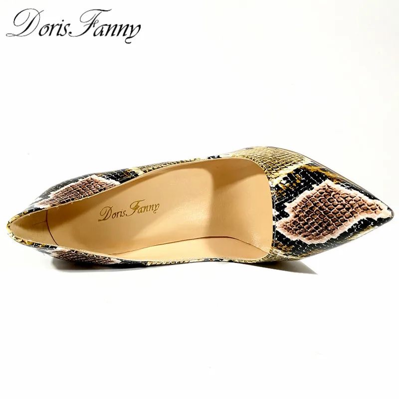DorisFanny/дизайнерская женская обувь; коллекция года; женские туфли-лодочки; пикантные туфли-лодочки на высоком каблуке-шпильке 12 см