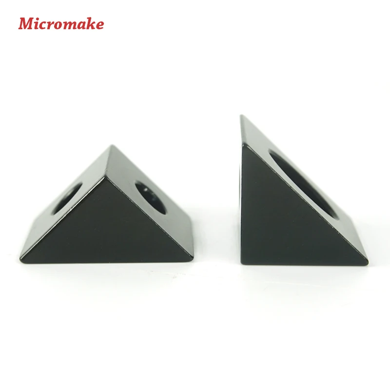 1 шт. Delta алюминиевый блок 3D принтер запчасти для Openbuilds CNC Угловой Соединитель