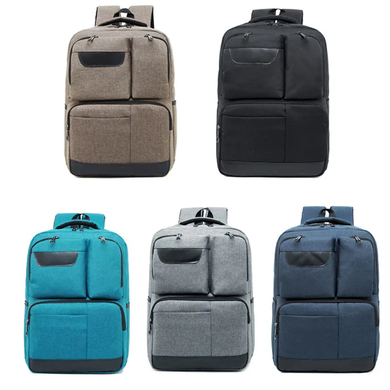 Men laptop shoulder bag travel casual backpack durable polyester school book bag male bolsa
