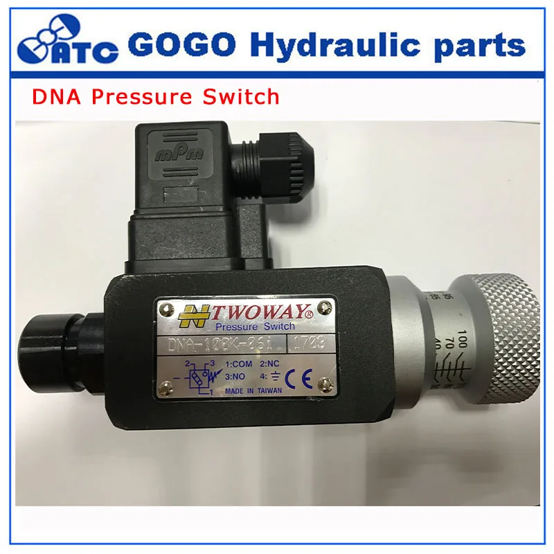 

DNA adjustable hydraulic pressure switch temperature switch for hydraulic oil adjustable hydraulic pressure control switch