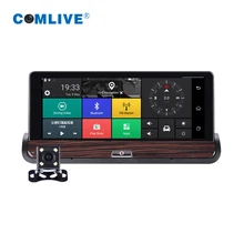Remote monitor 3G Android 5.0 car dvr 7″ dual cams HD1080P console car camera GPS Navi bluetooth wifi car video recorder