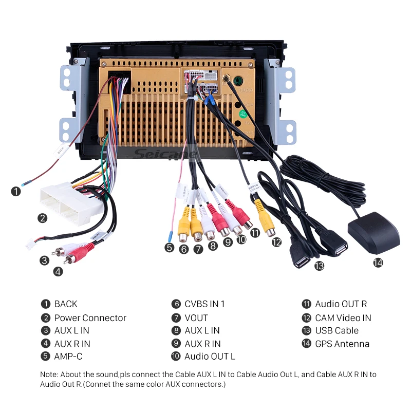 Clearance Seicane Android 8.1 9 inch Car Multimedia player For Hyundai Mistra 2013 2014 2015 2016 2din GPS Navigation support AUX USB 4
