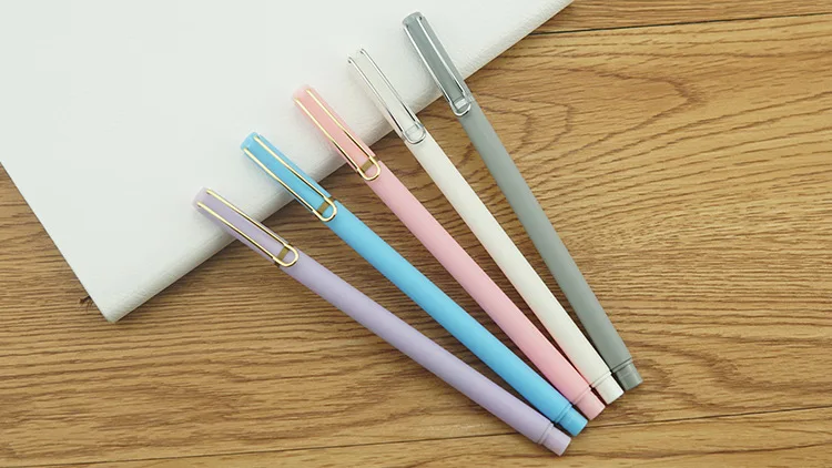 Personalizado para a Promoção de Plástico Gel com Logotipo da Empresa Publicidade Caneta Logotipo 500 Pçs - Set 3 Canetas de gel