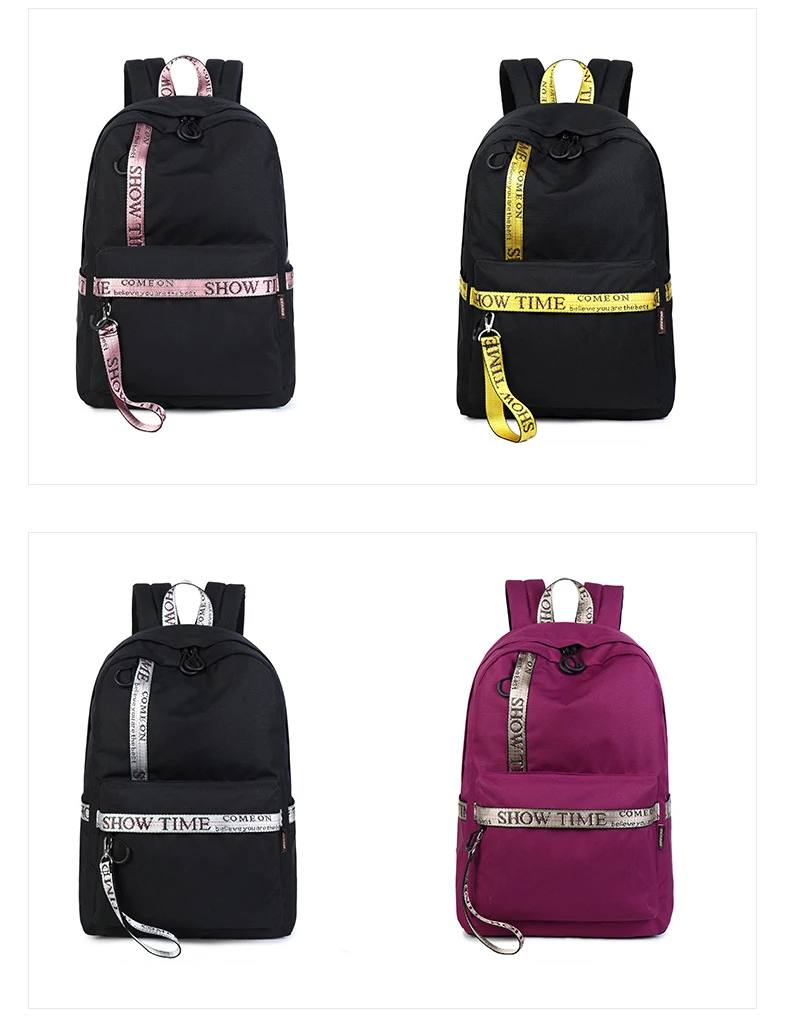 Diariamente à Prova Mochila de Viagem Bolsa de Escola Mochilas para as Meninas da Faculdade Água Casuais Mulheres Carta Impressão Amantes Laptop Mochila d' 11 de Viagem Mulheres Carta Impressão Amantes Saco