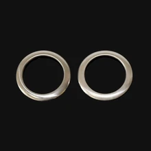 2 шт./компл. Нержавеющая сталь внутренний динамик кольцо декоративное кольцо Крышка для Mitsubishi ASX 2011 2012 2013 авто аксессуары
